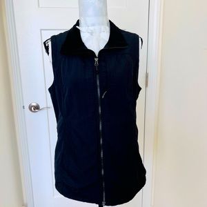 ExOfficio Fly Q Women’s Travel Vest w/Multiple Pockets Black Sz 12/14 L.